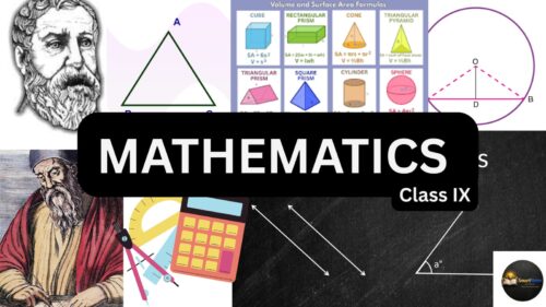 Class 9 Mathematics NCERT – One Page, One Shot Revision